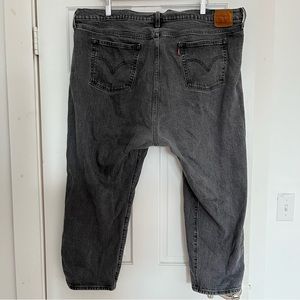 levi 501s in washed black
